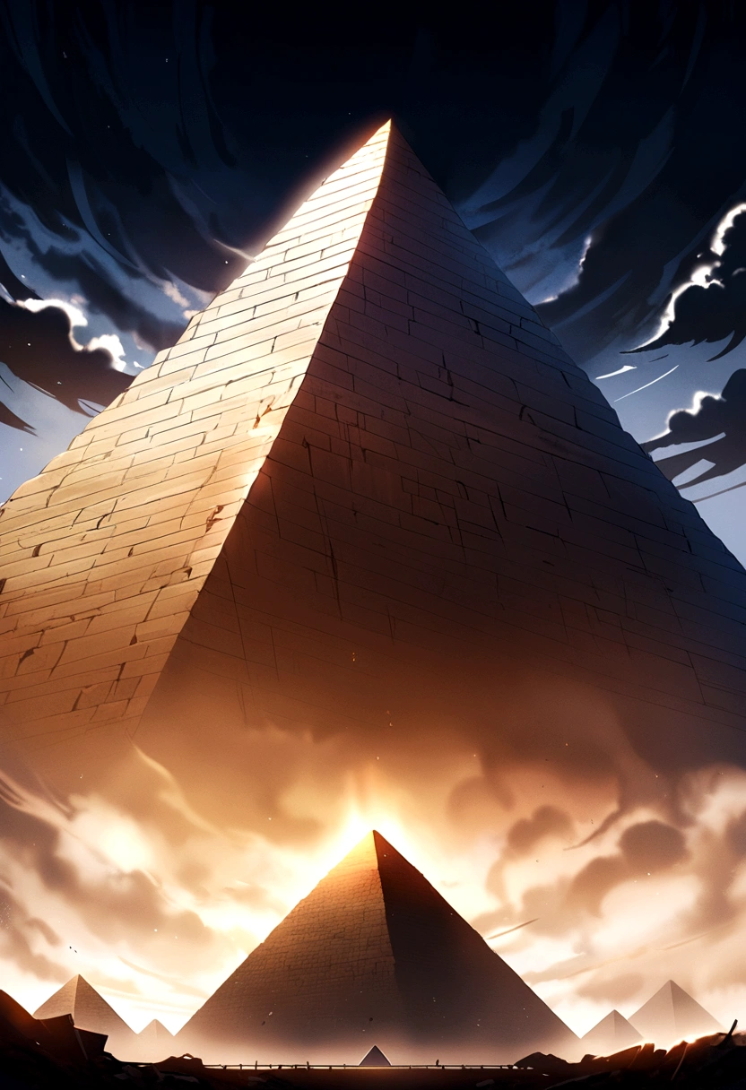 pyramid being build by aleins