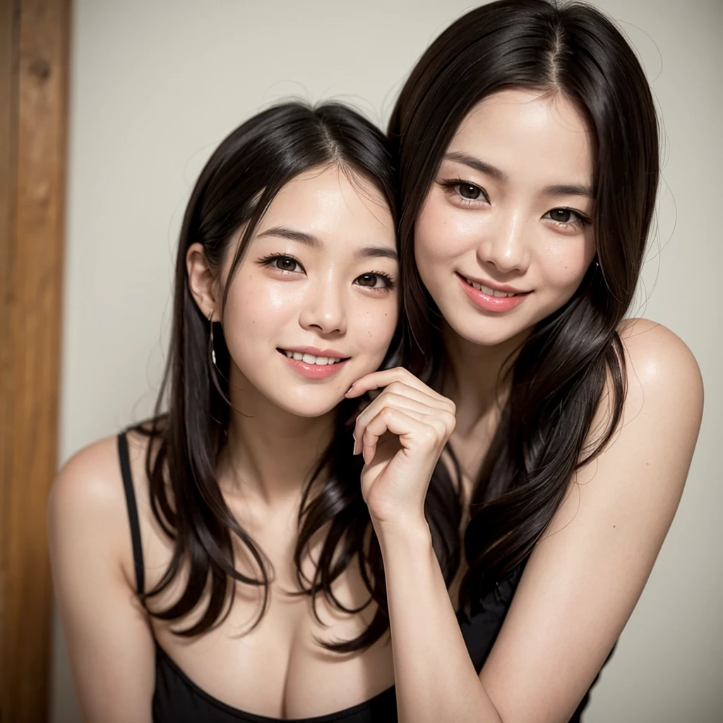 young girl of 32 years, very thin, smiling, posing, Women's Sexy Low Waist Denim Skirt, ruffled pleated mini skirt, Short skirt for Bar and night club, tight open back top, multi color top, on the sea trip, standing, summer day, black fur, maximum quality, Ultra realism, 8k, maximum detail, maximum resolution,