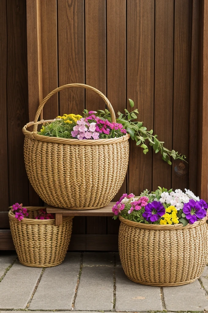 Beautiful and traditional woven baskets