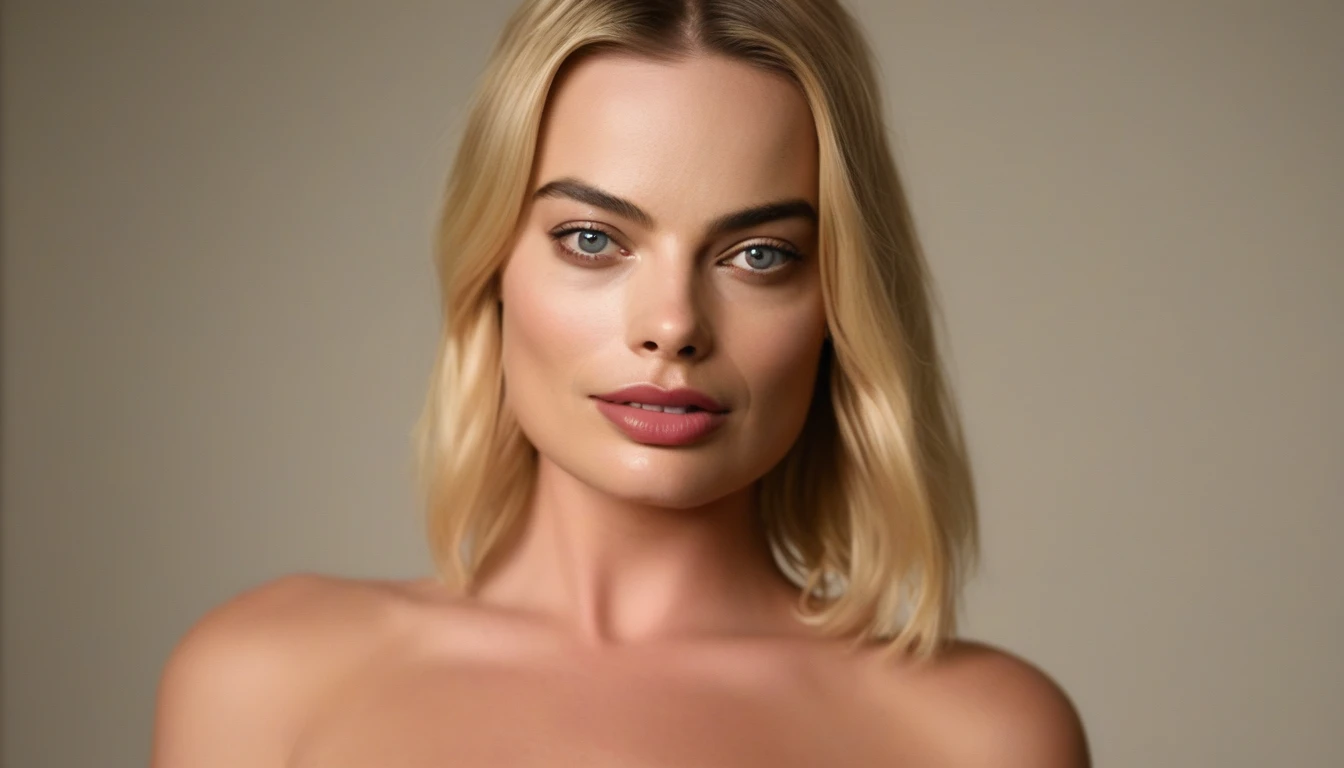 margot robbie nude, photography, erotic, naked, tits, studio