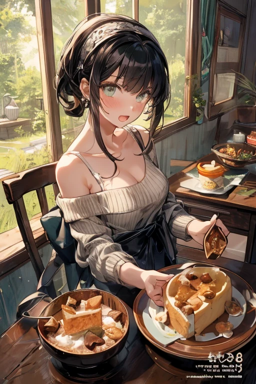 (8k、RAW Photos、Highest quality、masterpiece:1.2)、(Realistic、Realistic:1.37)、Very detailed、Ultra-high resolution、Beautiful and well-proportioned face、Top view、Ahegao、Place the breast on the tray、Emphasize the chest、Maid、Asian,Gal,model, Dark Blonde Long, Lip gloss(Wet lips),Big Breasts、Sunburned skin,Beautiful and beautiful skin、Professional Lighting、sexy、orgasm、I'm opening my legs、