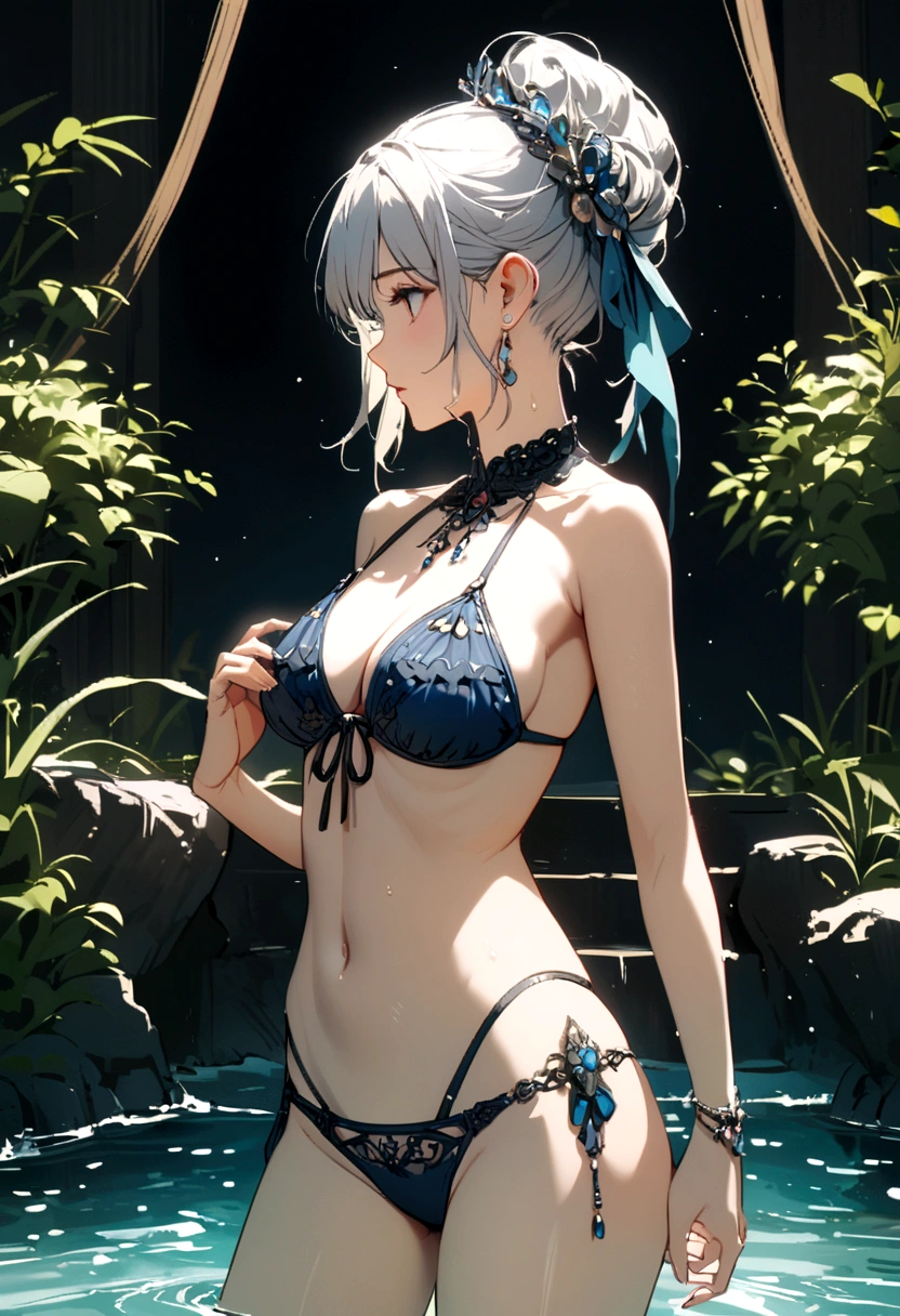 Girl in bikini