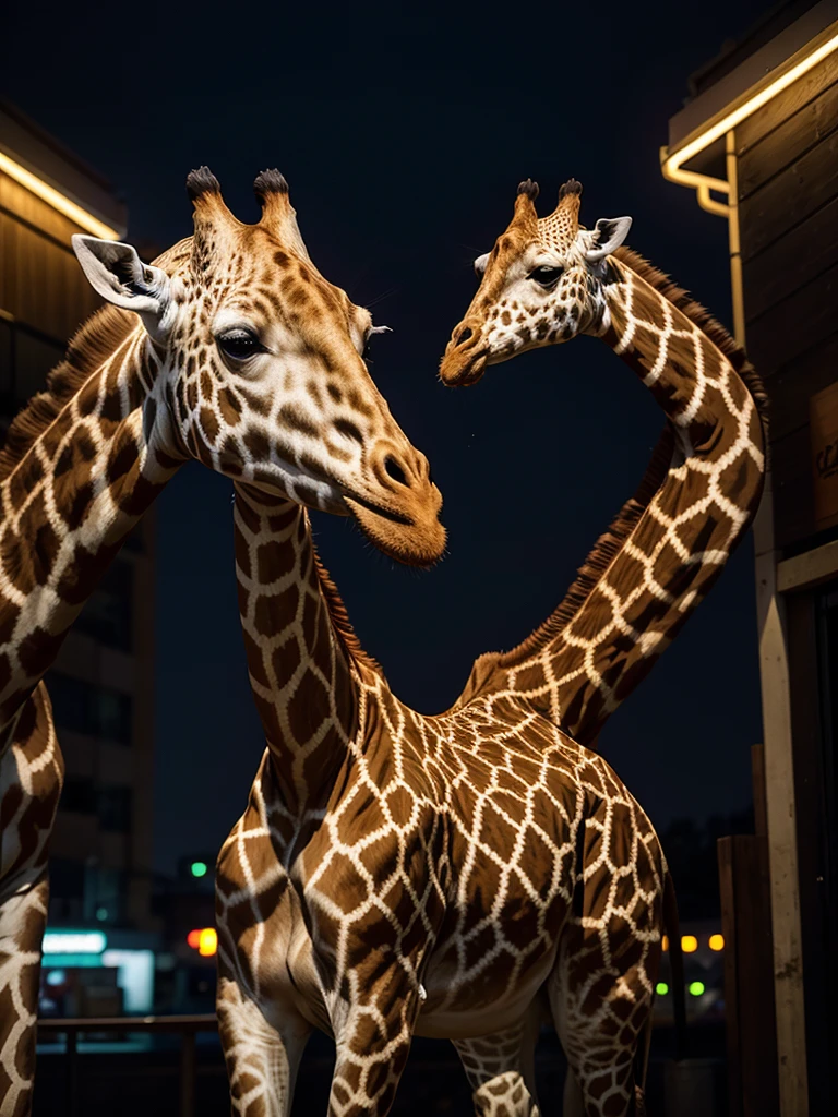 Giraffe neon
