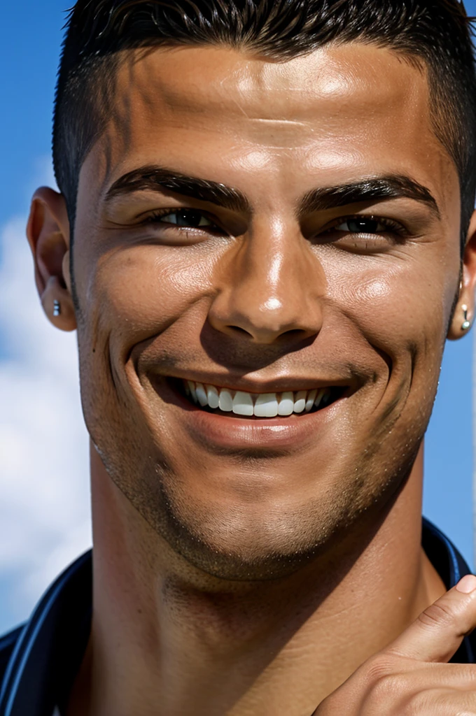 Ronaldo smile image creative