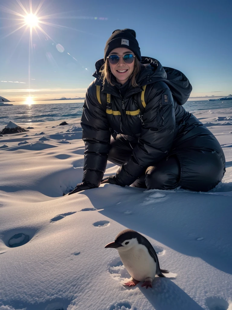 Sun in Antarctica 