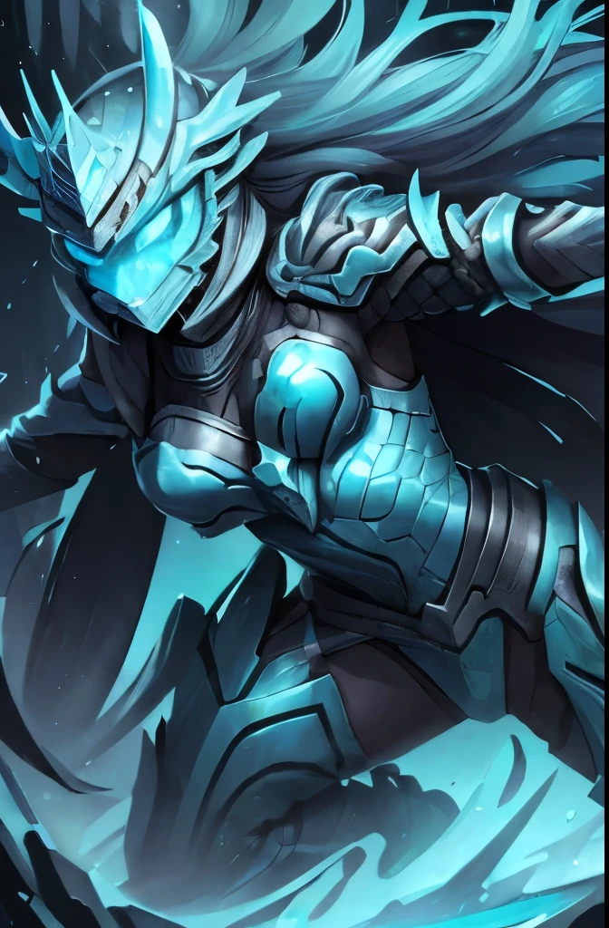 Female absolute ice warrior 