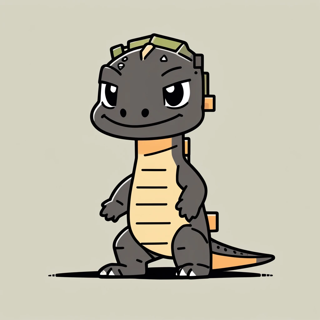 cute little komodo dragon
