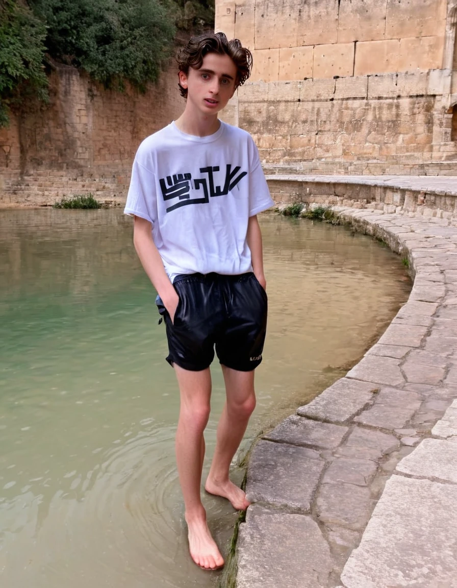 Beautiful Boy、Handsome、18-year-old、Japan boys、Black Hair、night、coastal、Completely naked、Groin bulge、,barefoot、Thin、Cute Boys、Butt、sit、、Immerse、White underwear