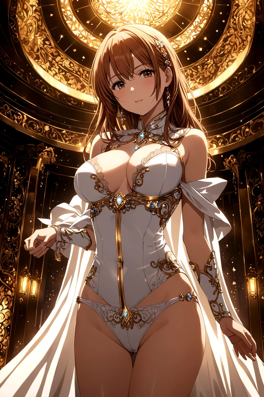A woman doing naughty things alone、Young woman masturbating、Beautiful lines、curve、Woman stimulating peniodel: Misaka Mikoto、Large Breasts、A woman showing off her underwear、