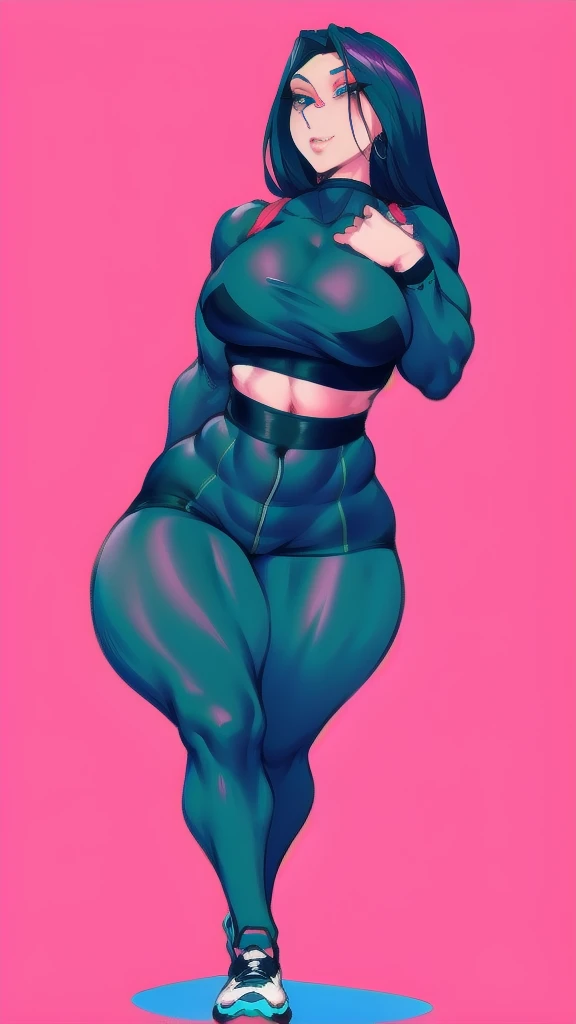 (full body), full body in image, full clothed, raven costume, gym pants, full woman, full body, long hair, female body, curvy body, thicc body, big thighs, voluptuous body, full thick body, dinamic pose, curve body. detalied pose, body, simple background, expressive face, focus on face, line art, sketch
