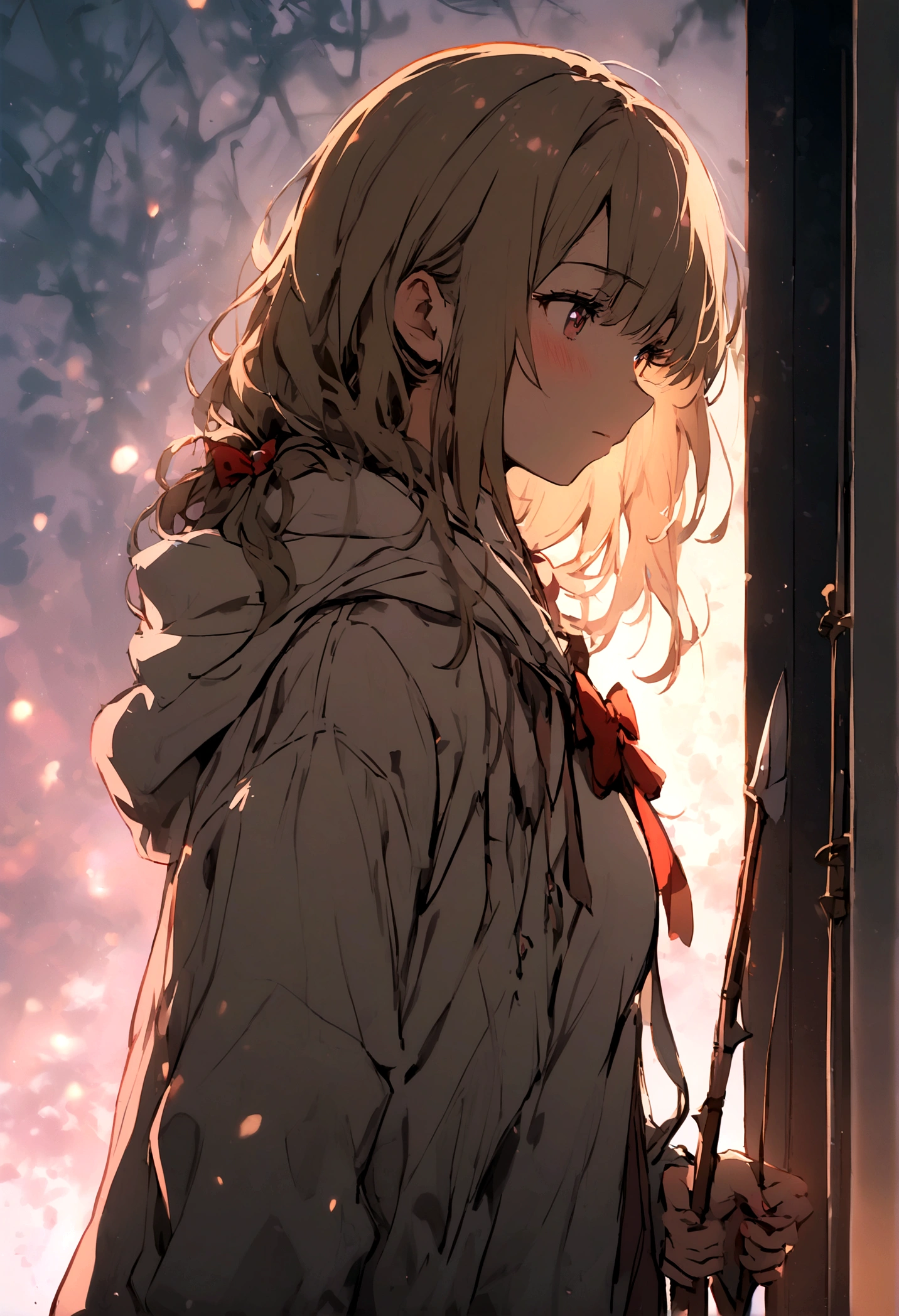 A girl with bow and arrow