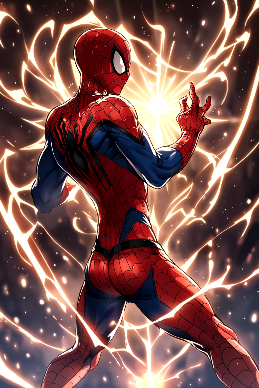 spiderman butt male
