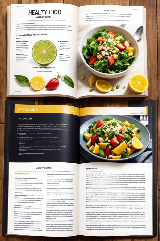 healthy food one page for one page