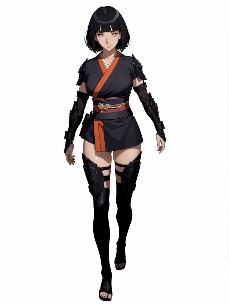((1girl, solo)), beautiful body, (perfect anatomy, perfect body, perfect hands, perfect legs), (five fingers:1.5), natural proportions, sexy body, large breasts, cowboy shot BREAK 

((extremely detailed face)), (beautiful detailed eyes:1.6), (realistic pupils, realistic iris:1), expressive eyes, looking at viewer, (clear eyes:1.3), (hyperrealistic:1.2), (detailed skin texture:1.2), smooth skin, (black hair:1.5), (white eyes), (short hair:1.3), ((mature female)), (detailed lips:1.2), (attractive lips:1.1), (glossy lips:1.1), (parted lips), perfect face, perfect eyes BREAK

samurai, japanese clothes, (short kimono:1.5), puffy short sleeves, sash, black elbow gloves, fingerless gloves, (arm guard:1.5), thighs, black thighhighs, ass visible through thighs, skindentation, shimenawa BREAK

(masterpiece:1.5), anime-style, top quality, best quality, (beautiful and aesthetic:1.2), (ultra detail:1.5), Ultra-detailed depiction, Ultra-precise depiction, extremely detailed 8k illustration, high resolution, (highly detailed shading:1.2), (realistic lighting:1.4), perfect lighting, vibrant colors, dynamic tones, striking hues, 8k, absurd resolution, perfect shadows, hdr, UHD, ambient lighting, realistic, ultra-realistic, photo realistic, highly detailed, rich detail, luminous colors, fine texture, intricate design, professional illustration, (soft light:1.2), (illustration:0.7)