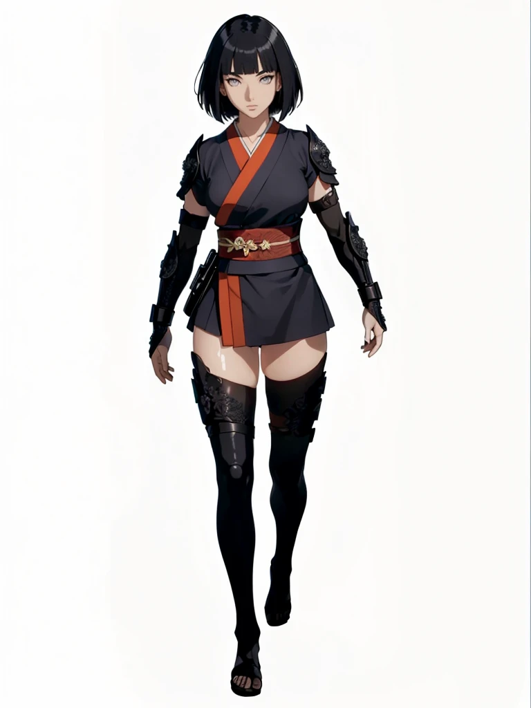 ((1girl, solo)), beautiful body, (perfect anatomy, perfect body, perfect hands, perfect legs), (five fingers:1.5), natural proportions, sexy body, large breasts, cowboy shot BREAK
((extremely detailed face)), (beautiful detailed eyes:1.6), (realistic pupils, realistic iris:1), expressive eyes, looking at viewer, (clear eyes:1.3), (hyperrealistic:1.2), (detailed skin texture:1.2), smooth skin, (black hair:1.5), (white eyes), (short hair:1.3), ((mature female)), (detailed lips:1.2), (attractive lips:1.1), (glossy lips:1.1), (parted lips), perfect face, perfect eyes BREAK
samurai, japanese clothes, (short kimono:1.5), puffy short sleeves, sash, black elbow gloves, fingerless gloves, (arm guard:1.5), thighs, black thighhighs, ass visible through thighs, skindentation, shimenawa BREAK
(masterpiece:1.5), anime-style, top quality, best quality, (beautiful and aesthetic:1.2), (ultra detail:1.5), Ultra-detailed depiction, Ultra-precise depiction, extremely detailed 8k illustration, high resolution, (highly detailed shading:1.2), (realistic lighting:1.4), perfect lighting, vibrant colors, dynamic tones, striking hues, 8k, absurd resolution, perfect shadows, hdr, UHD, ambient lighting, realistic, ultra-realistic, photo realistic, highly detailed, rich detail, luminous colors, fine texture, intricate design, professional illustration, (soft light:1.2), (illustration:0.7)