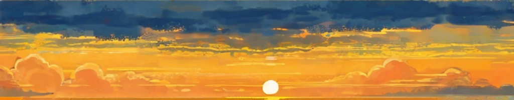 a background with clouds, like an orange sunset 