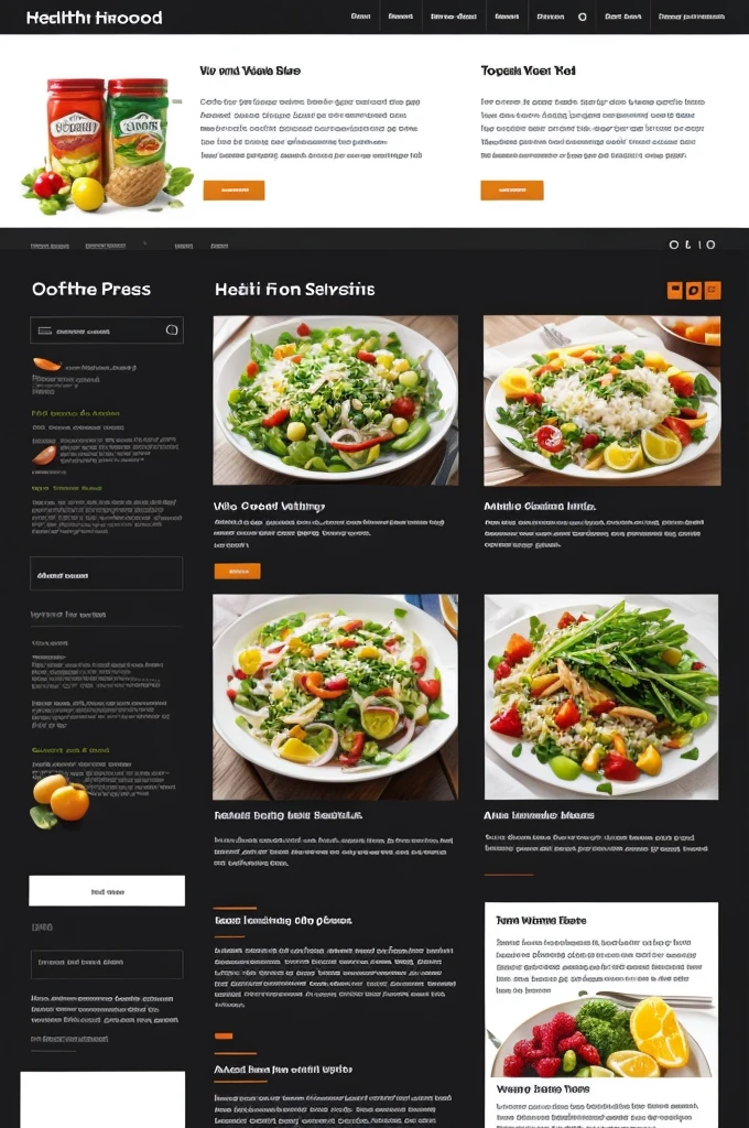 healthy food one page for one page 