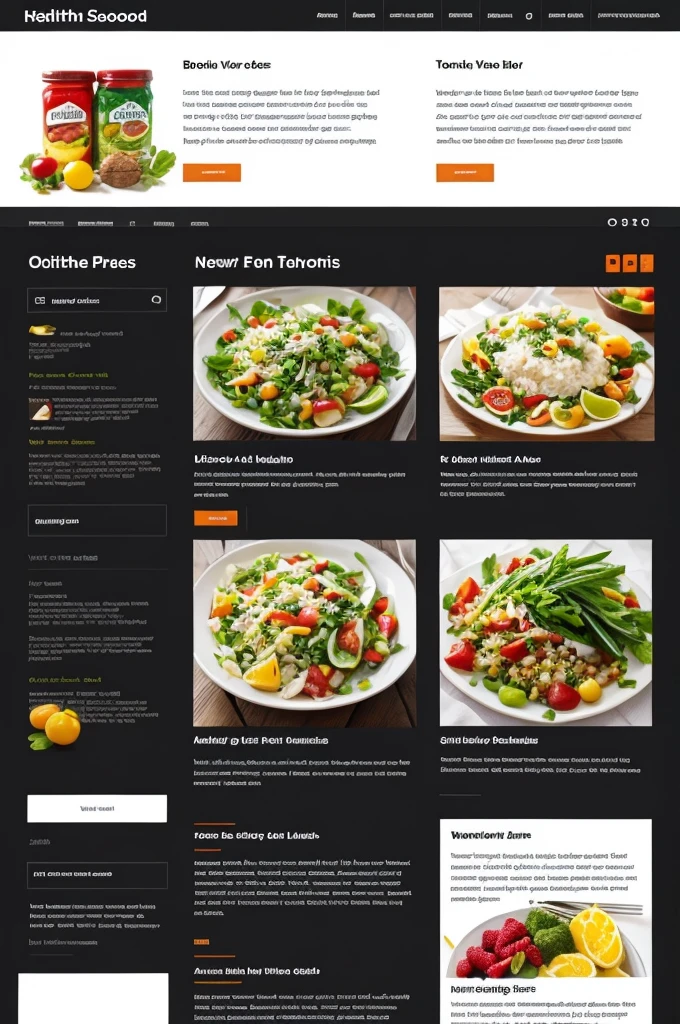 healthy food one page for one page 