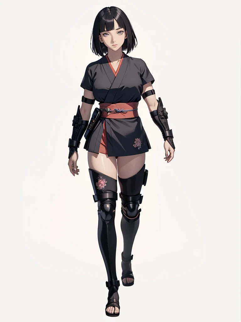 ((1girl, solo)), beautiful body, (perfect anatomy, perfect body, perfect hands, perfect legs), (five fingers:1.5), natural proportions, sexy body, large breasts, cowboy shot BREAK
((extremely detailed face)), (beautiful detailed eyes:1.6), (realistic pupils, realistic iris:1), expressive eyes, looking at viewer, (clear eyes:1.3), (hyperrealistic:1.2), (detailed skin texture:1.2), smooth skin, (black hair:1.5), (white eyes), (short hair:1.3), ((mature female)), (detailed lips:1.2), (attractive lips:1.1), (glossy lips:1.1), (parted lips), perfect face, perfect eyes BREAK
samurai, japanese clothes, (short kimono:1.5), puffy short sleeves, sash, black elbow gloves, fingerless gloves, (arm guard:1.5), thighs, black thighhighs, ass visible through thighs, skindentation, shimenawa BREAK
outdoors, autumn season, torii gate, east asian architecture, forest, stone path BREAK
(masterpiece:1.5), anime-style, top quality, best quality, (beautiful and aesthetic:1.2), (ultra detail:1.5), Ultra-detailed depiction, Ultra-precise depiction, extremely detailed 8k illustration, high resolution, (highly detailed shading:1.2), (realistic lighting:1.4), perfect lighting, vibrant colors, dynamic tones, striking hues, 8k, absurd resolution, perfect shadows, hdr, UHD, ambient lighting, realistic, ultra-realistic, photo realistic, highly detailed, rich detail, luminous colors, fine texture, intricate design, professional illustration, (soft light:1.2), (illustration:0.7)
