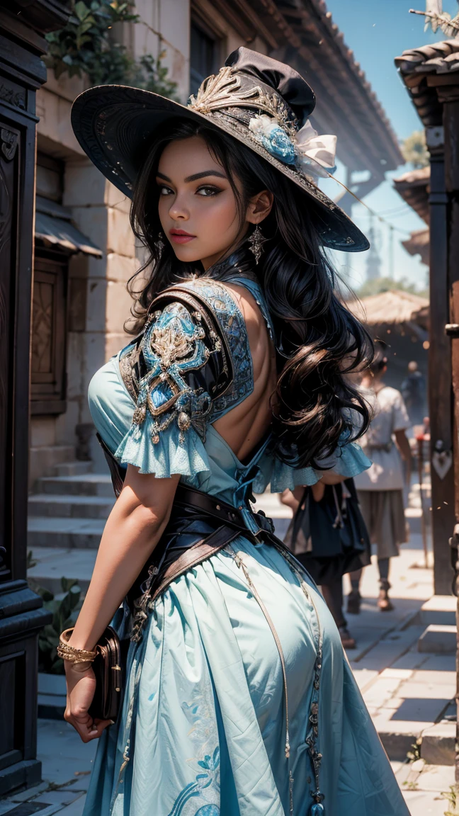 Miss Mexico portrait of the most beautiful mexican woman, Exquisite detail, 30-megapixel, 4k, 85-mm-lens, sharp-focus, f:8, ISO 100, shutter-speed 1:125, diffuse-back-lighting, award-winning photograph, small-catchlight, High-sharpness, facial-symmetry, 8k --q 2 --ar 18:32 --v 5