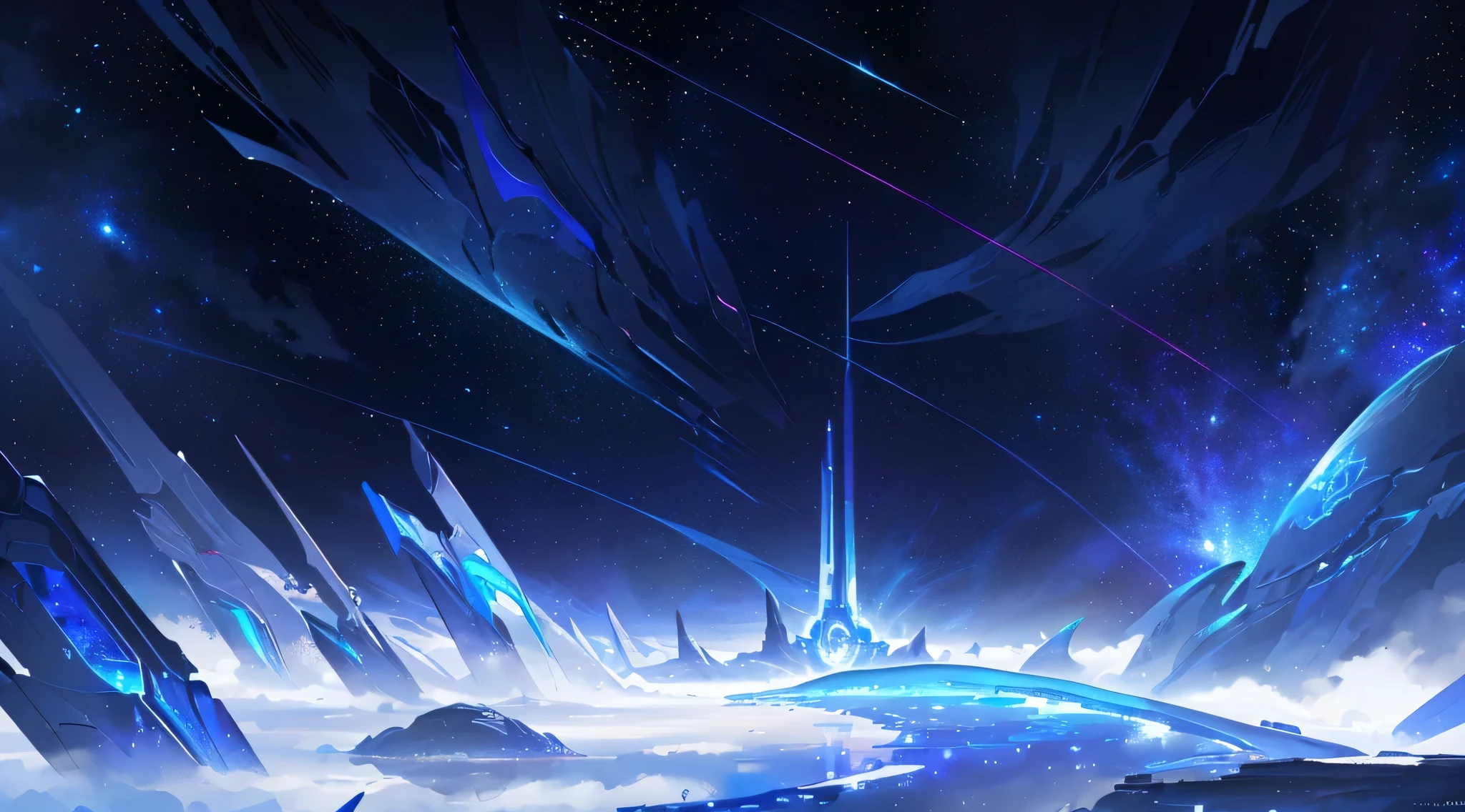 wallpaper, The background is an endless universe, background technology, Ethereal Background, Gorgeous background, Background Space, Arena Background, Blizzard concept art, Paradise planet in the background, Stunning mysterious background, 8K HD wallpaper JPEG artifact