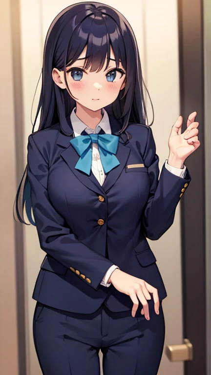 tits、Blazer uniform、Butt、pants