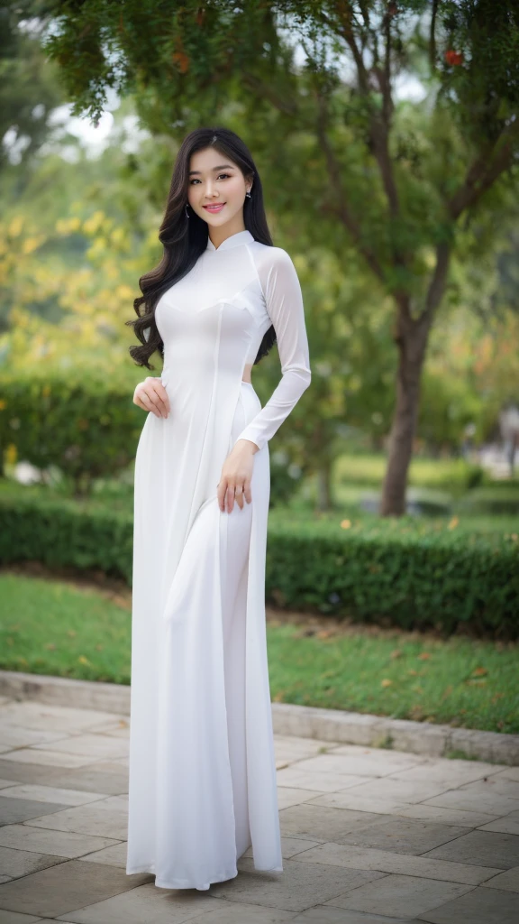 detailed body, attractive body, perfect human body, realistic face,
(ultimate quality, masterpiece, highres:1.0), realistic:1.6, photorealistic,
[8k UHD photos, UHD high quality photos, Super detailed and super clear images],
Close-up of a Vietnamese girl with a detailed body, attractive body, perfect human body, realistic face,
(ultimate quality, masterpiece, highres:1.0), realistic:1.6, photorealistic,
[8k UHD photos, UHD high quality photos, Super detailed and super clear images],
Close-up of a Vietnamese girl with a beautiful face, tall and beautiful like a photo model,
, leggy, round face, big round eyes, Charming smile, Red lips, long curly eyelashes, big dimples, pointed chin, plump face, bright white skin, slim waist and long legs, wearing rings and earrings,
 Her face resembles Tuyet Linh, Tall and plump figure, wearing a super bright and shiny white satin ao dai, sitting in the swimming pool, cute pose,
Super shiny satin ao dai, satin ao dai, sitting in the swimming pool, cute pose,
Super shiny satin ao dai, wearing see-through ao dai, wearing lace bra and lace panty,