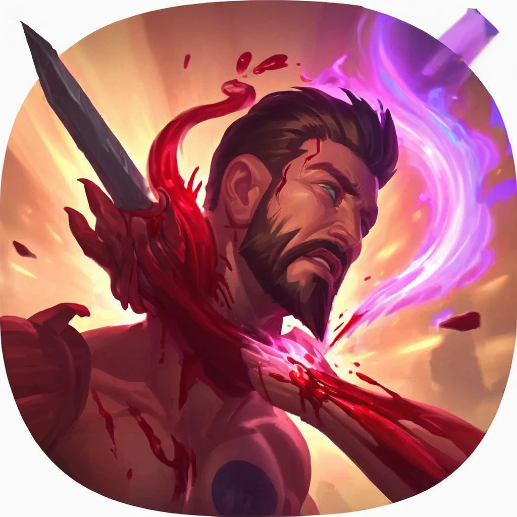an icon of "a wound being healed with blood, Godlike, game icons, RPG", less violent
