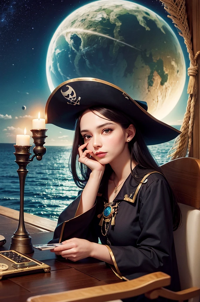 pillow, Hands, barrette, sky, space, Jaw, Head, handle, button, pirate, Sea, Ship, planets, telephone, technique, Sea, palm trees, night, wind, Vols, Magic, witchcraft, witches, candles, Cigarettes, cat, animals, Bank, feather, scull