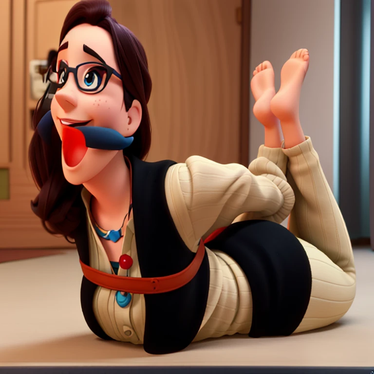 A disney pixar style woman, high qualiy, best qualityer
