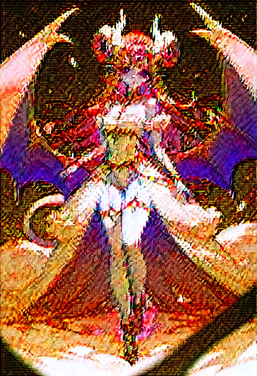 Long monster girl, Straight purple hair, glowing red eyes, And snowy white skin. She has pointed ears, Curved horns, Bat-like wings, And a furry tail. She is dressed simple, Delicate white dress, Which contrasts with her strange features. She is the princess of the monster kingdom, But she's also kind and sympathetic. She has a scar on her right arm, It is a sign of her tragedy, Not a very exciting past. Tafah, 8 kilos,Almost realistic,4K,RTX,shading,Shiny texture work