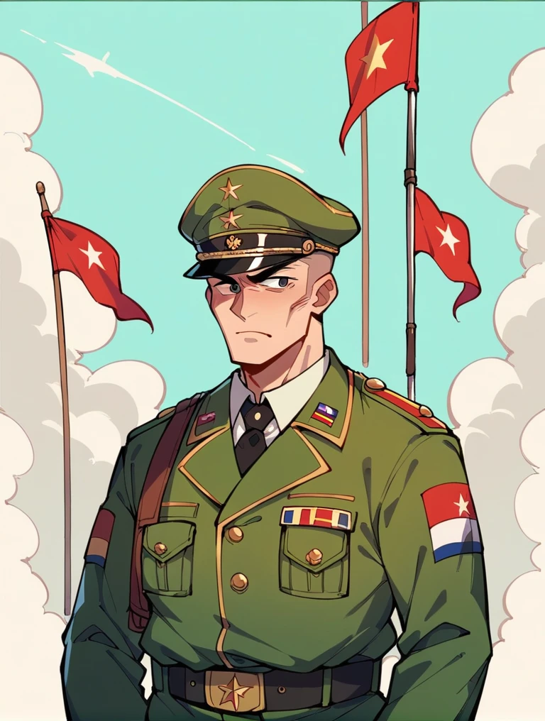 Draw me the flag of the Soviet Union 