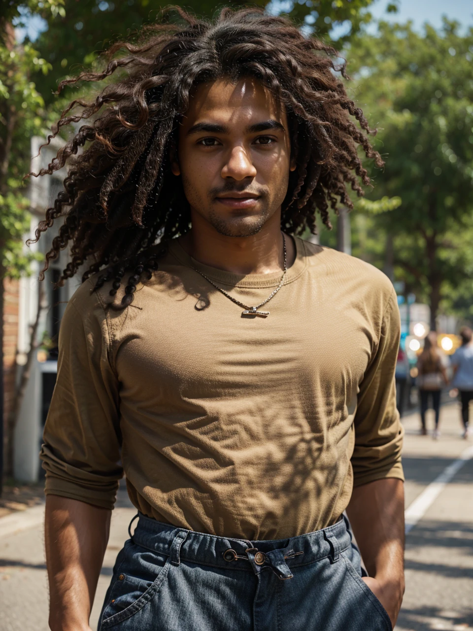 Natural Hair man 8k, natural