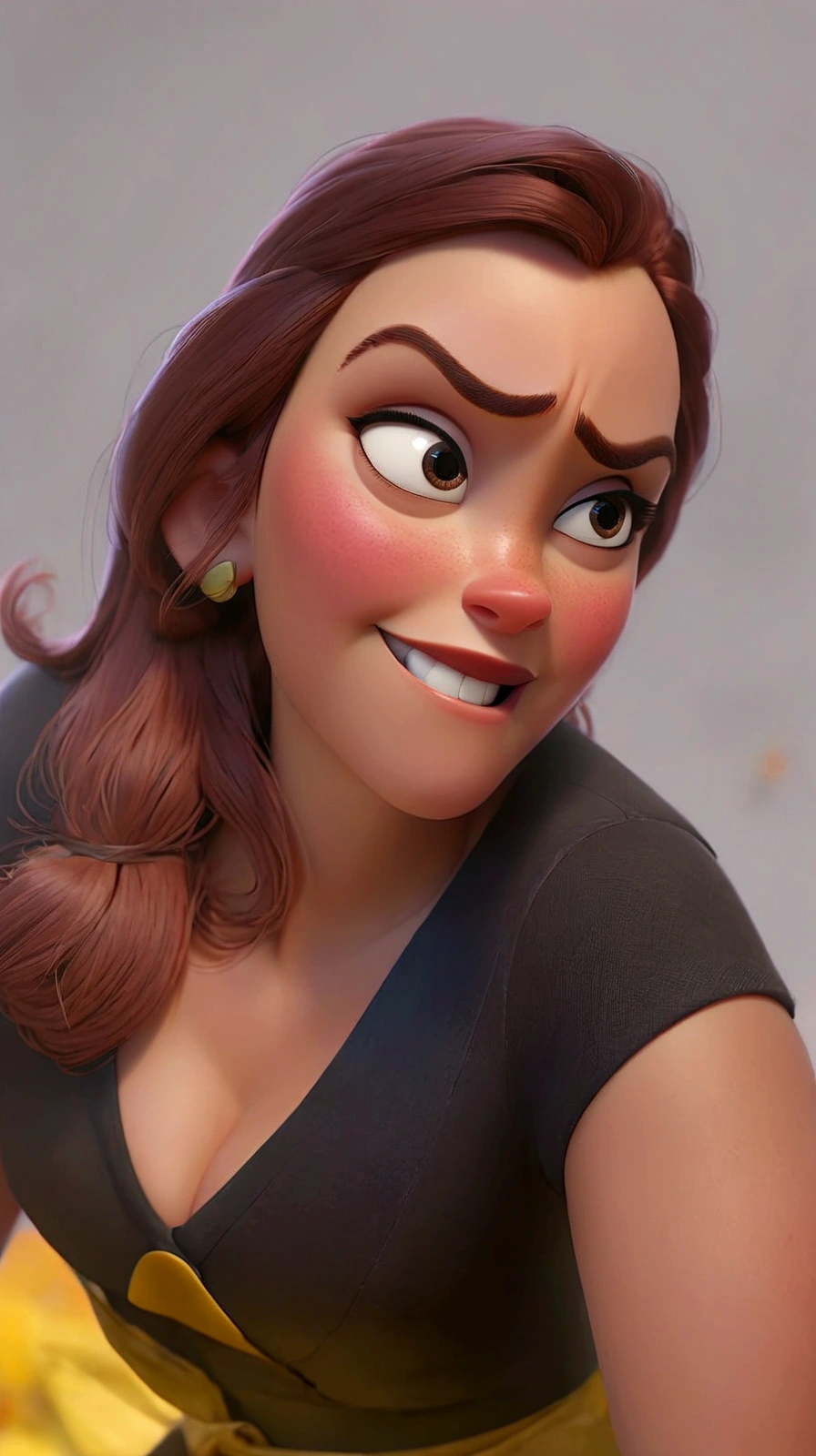 A disney pixar woman, high qualiy, best qualityer