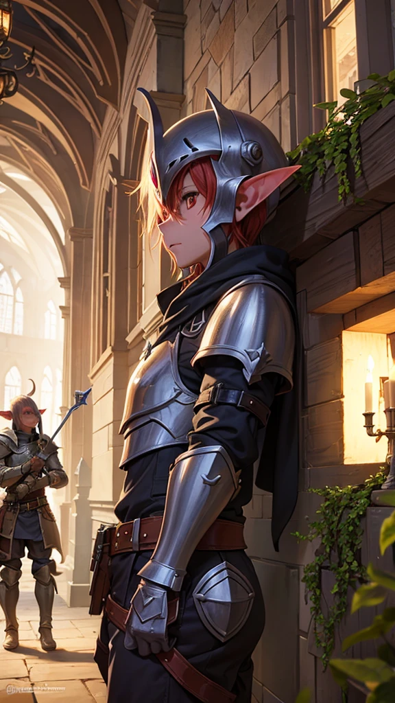 Goblin in templar armor
