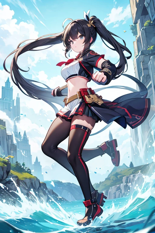 fighting, from side, 8k, super detail, ccurate, best quality, fullbody