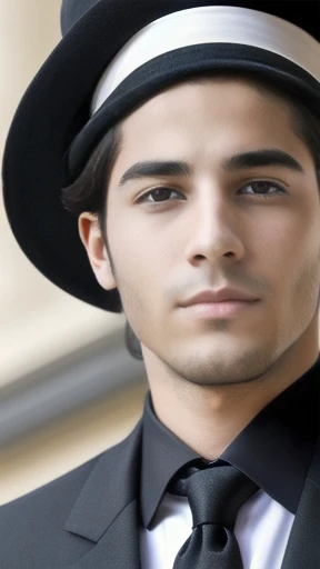 a   young man Haredi  Focus on the face