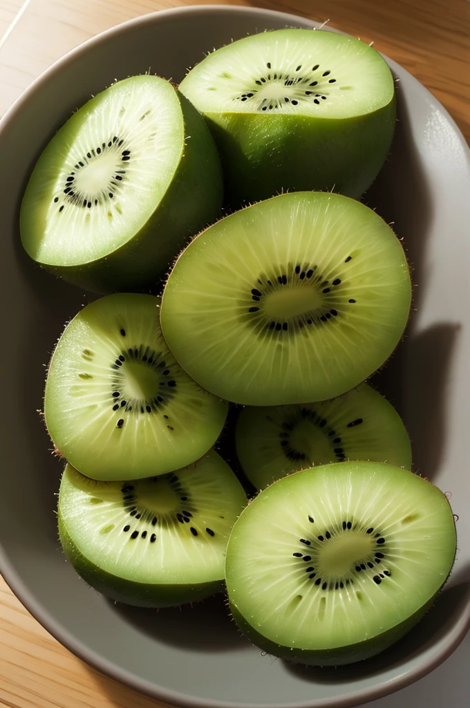 animated kiwi, kiwi anime, kiwi character, kiwi mascot, kiwi with face