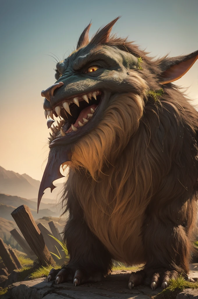 anthropomorphic Tauren, Warcraft, Fluffy, high resolution, realistic, Soft, 4K, upscales, high detail, Delicate fur, ((The tail in the right place)), tavern glory hole, shaggy, green eyes, bovine face, bovine snout, bovine tail, realistic fur, ((peeking at viewer)), huge fluffy ears, 1 tail, hyper nipples, hyper breasts, saggy breasts, hyper areola, black fur, black body, hyper canine pussy, presenting canine pussy, dripping pussy, tight canine pussy, puffy canine pussy, lifted arched cow tail, ass sticking out, long nipples, two arms, two hands, perfect pupils, 2 cloven hooves, sucking dick, hair bun, double handjob, smug expression, looking at viewer