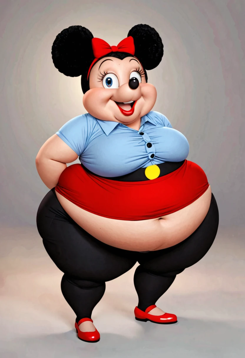 Fat obese sssbbw gluttony minnie mouse pixar animated