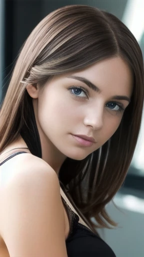 a   young woman german  Focus on the face