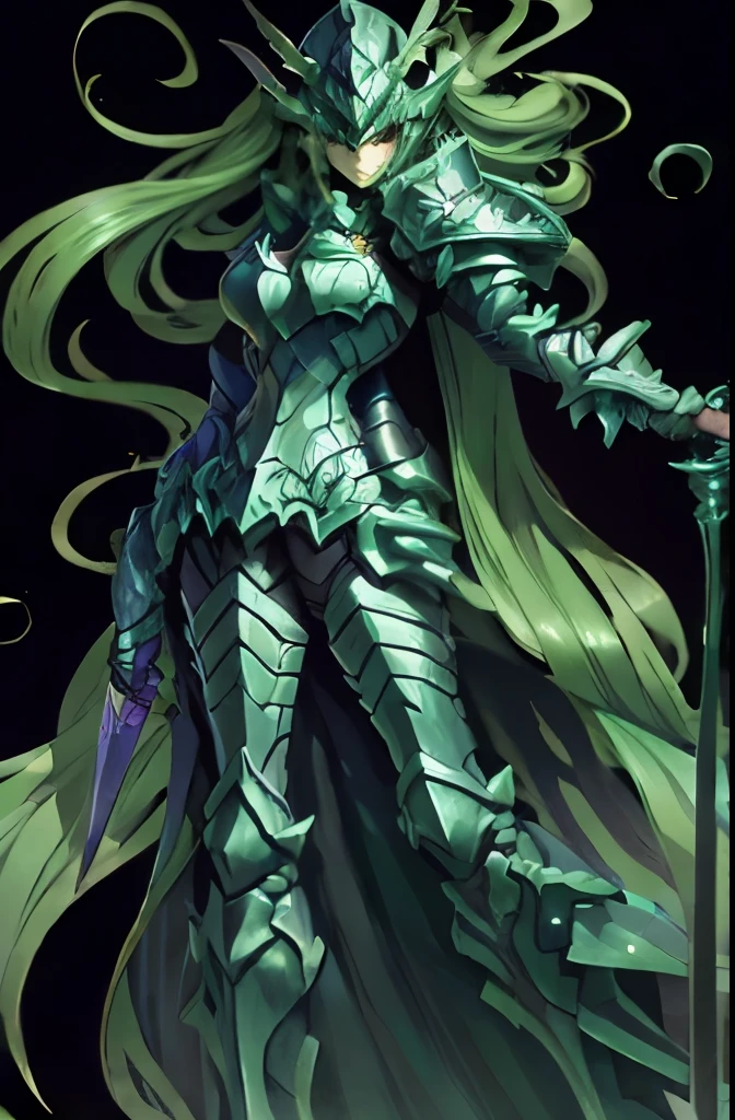 Absolute Tornado Green Female Paladin