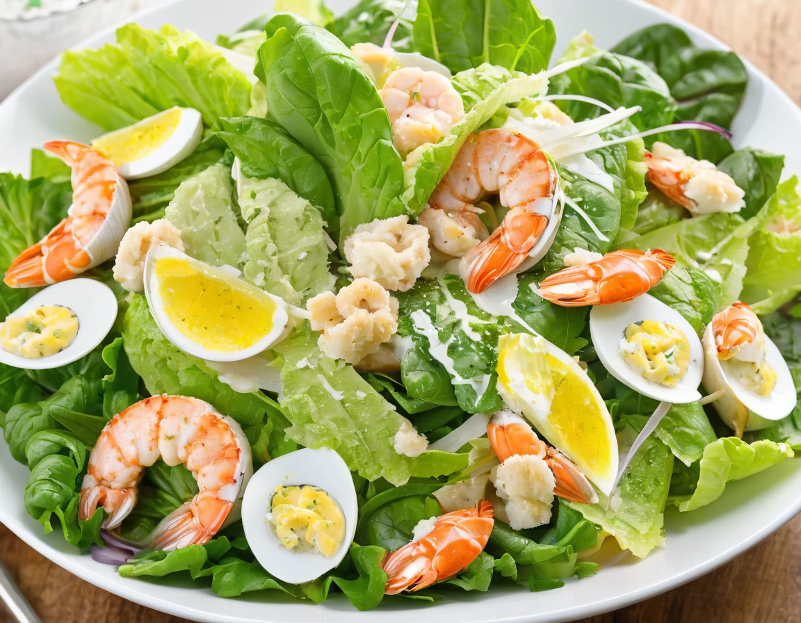 Seafood Caesar Salad