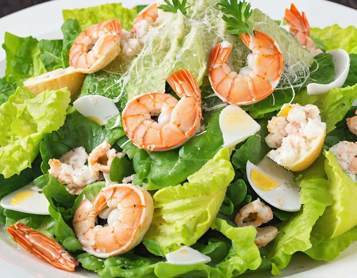 Seafood Caesar Salad