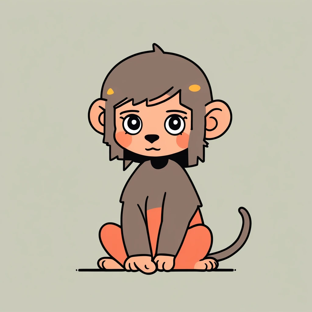 cute little baboon