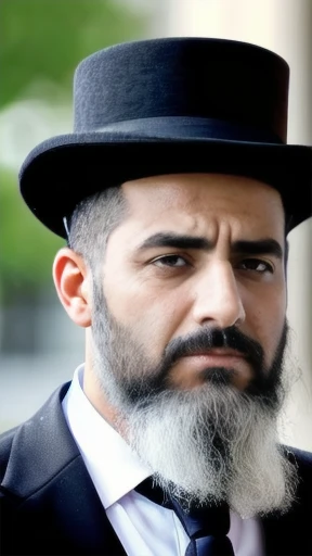 a man haredi Focus on the face