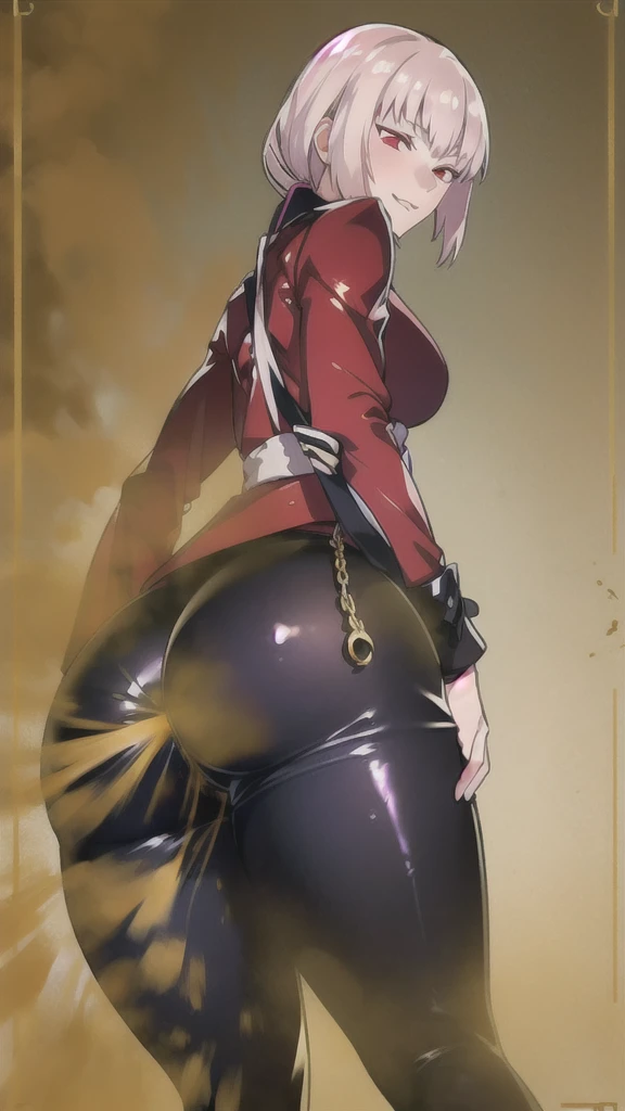 ((velocity)),Attacked by farts, (Mommy Hot Florence Nightingale from Fate/Grand Order)(((Women farting))),(girl farting),velocity,)(a female),(white hair),(red eyes),(her butt facing screen and bending over)),(wearing latex pants),(anime girl),(Casino),(orgasm, Ahegao, crossed eyes, she is happy and horny),(masterpiece:1.2、top-quality, best-quality)、(the Extremely Detailed CG Unity 8K Wallpapers、ultra-detailed、Best Shadows)、(Detailed background)、(The best lighting、extremely delicate and beautiful)、depth of fields、1girl in、solo、upward looking gaze、