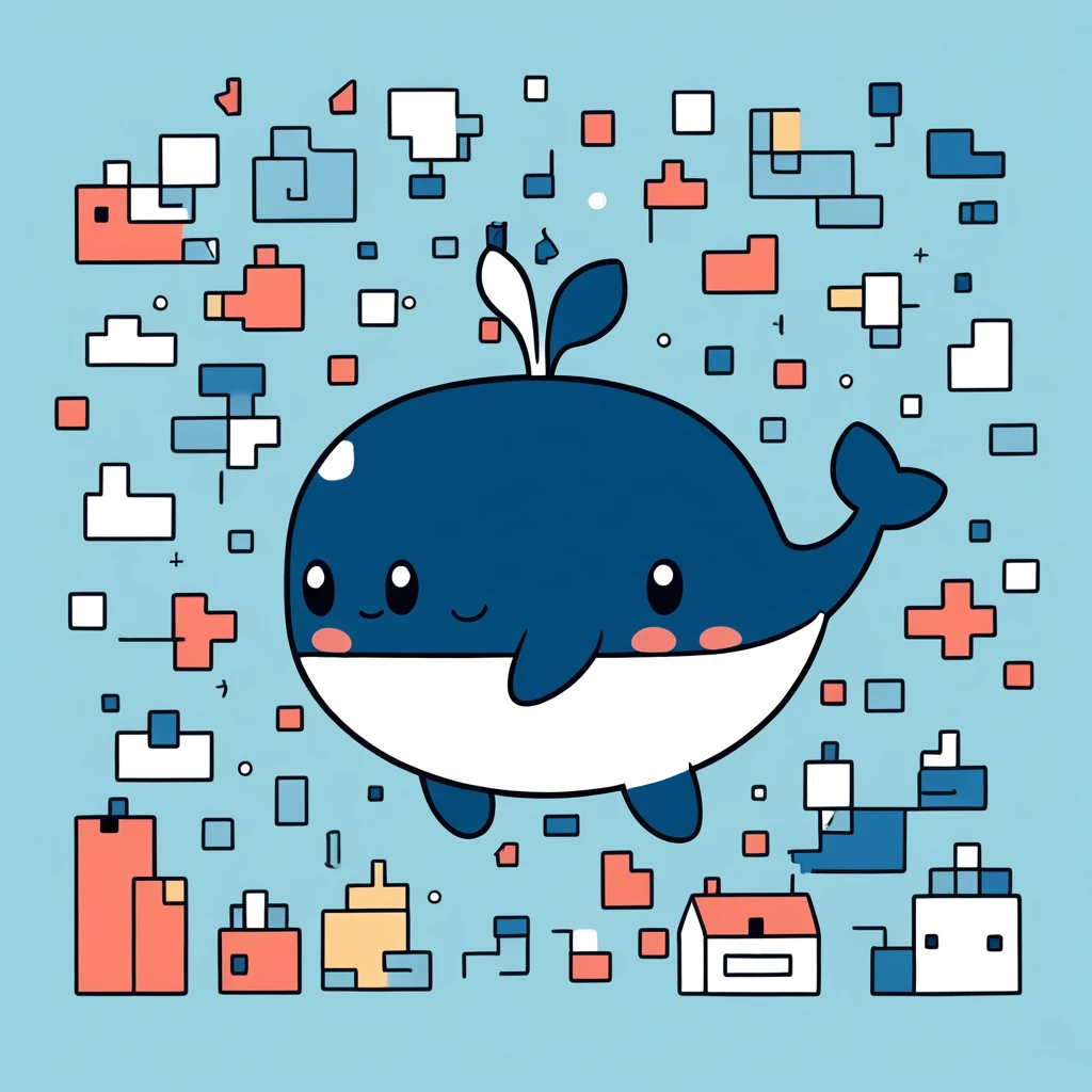 cute little blue whale