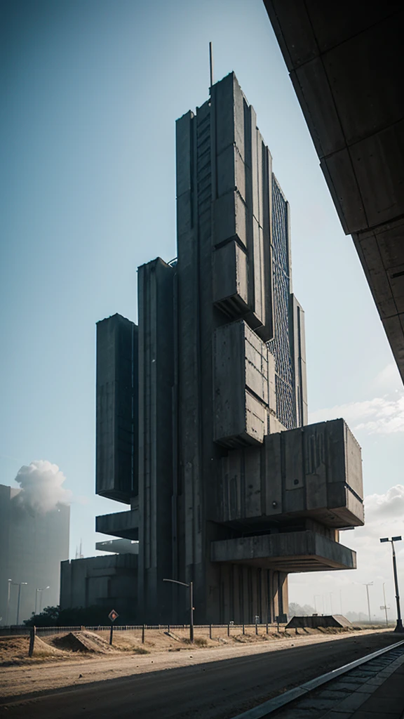 Brutalist megastructures on a distant dystopian world…