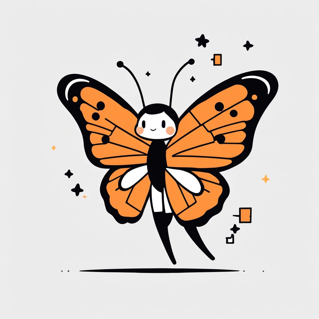 cute little butterfly